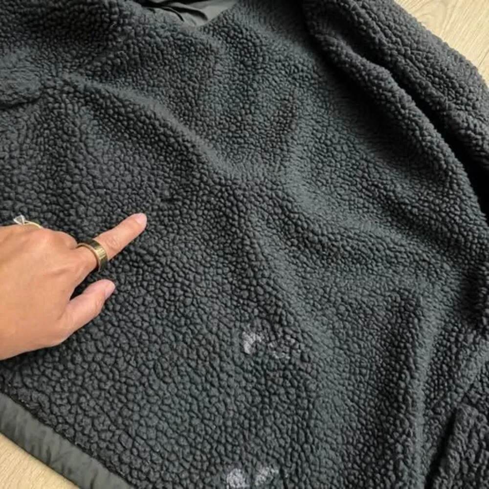 Patagonia Reversible Fleece Jacket Dark Green size 12 boys